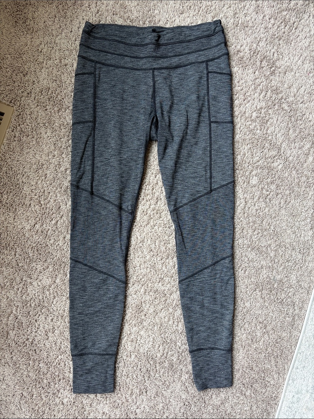 Athleta Heather Charcoal High-Waist Active Leggings